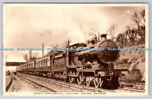 R756755 Down Continental Pullman Limited Express The Locomotive Publishing Londo