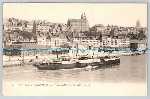 R761495 Boulogne Sur Mer L Avant Port et la Ville LL 2