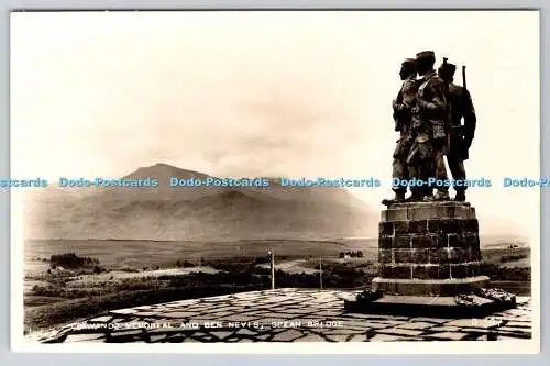 R762670 Spean Bridge Commando Memorial und Ben Nevis Valentine RP