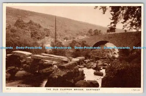 R756801 Dartmeet The Old Clapper Bridge Tuck