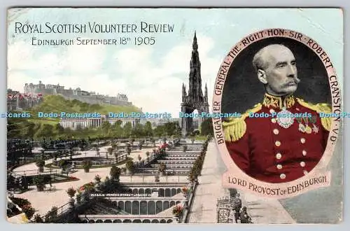 R762694 Edinburgh Royal Scottish Volunteer Review Lord Provost of Edinburgh W R