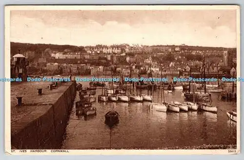 R761560 Cornwall St Ives Harbour Photochrom London Tunbridge Wells