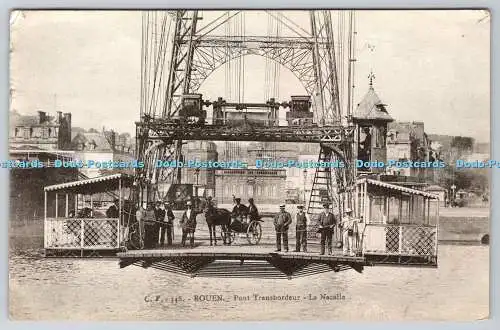 R756836 Rouen Pont Transbordeur La Nacelle