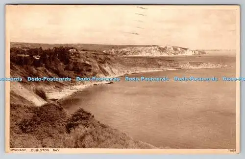 R756844 Swanage Durlston Bay Photochrom Royal Tunbridge Wells 1936