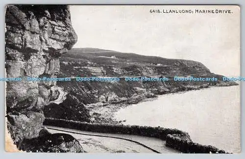 R762745 Llandudno Marine Drive Photochrom London Tunbridge Wells Exclusive Grano