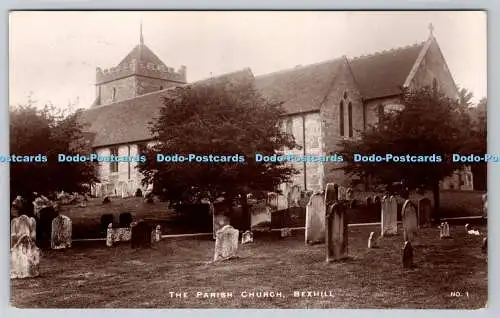 R76609 Bexhill The Parish Church F J Parsons 1913