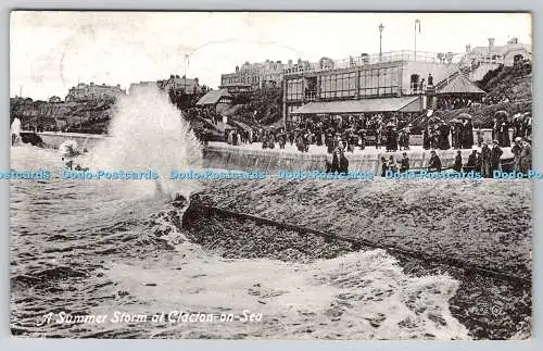 R756872 A Summer Storm at Clacton on Sea Valentine Series