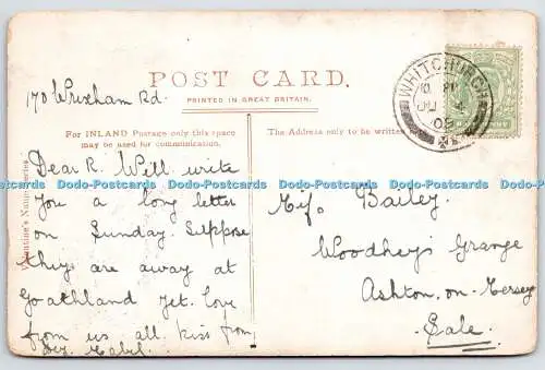 R762780 Rose Valentine Name Series PM Whitchurch 1909