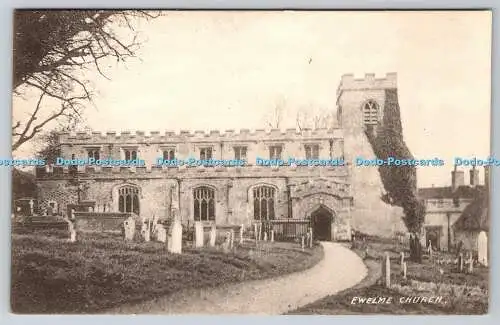 R757001 Postkarte Ewelme Kirche