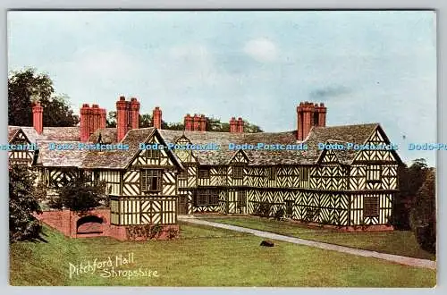 R757007 Shropshire Pitchford Hall Postkarte