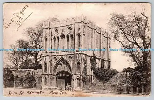 R757016 Bury St Edmund Abbey Gate Paul and Mathew Serie 1904