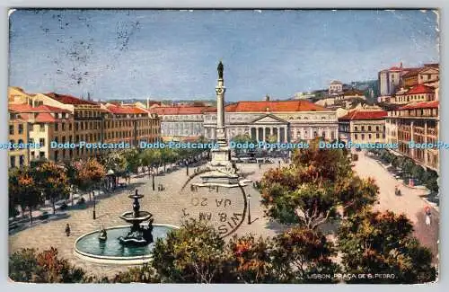 R757039 Lissabon Praca de S Pedro Tuck Oilette The Wide Wide World 7041