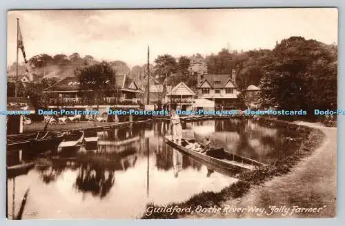 R757052 Guildford On The River Wey Jolly Farmer F Frith Reigate Nr. 66813