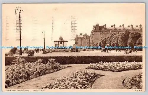 R761796 Folkestone Leas and Bandstand Lansdowne Production 1954