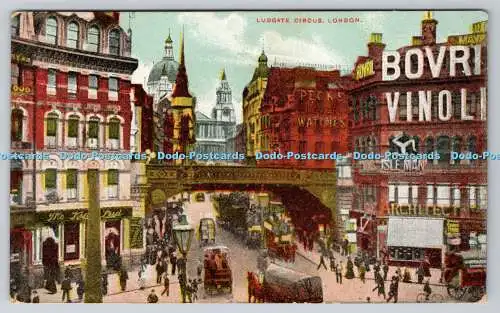 R757067 London Ludgate Circus 1908