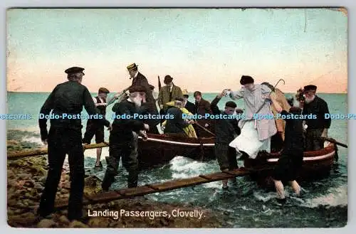 R757071 Clovelly Landing Passengers G S Reilly The Majestic Series