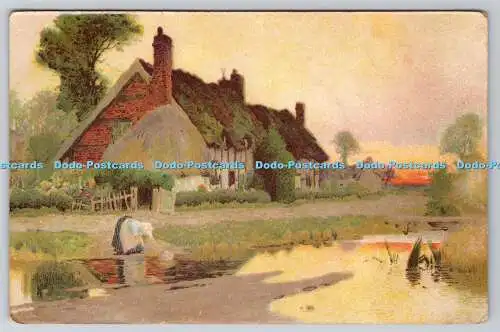 R761815 The Village Scene PM Tarleton 1910