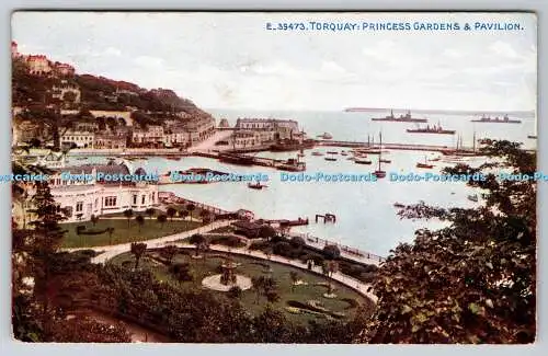 R757089 Torquay Princess Gärten und Pavillon The Photochrom London Tunbridge We