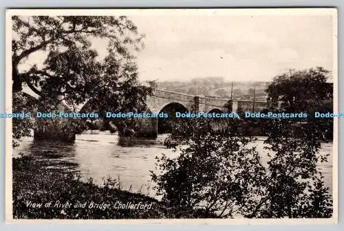 R762970 Chollerford Blick auf Fluss und Brücke