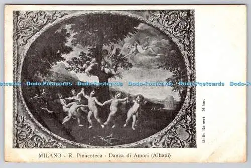 R761880 Milano Danza di Amori Albani R Pinacoteca Dulio Raineri