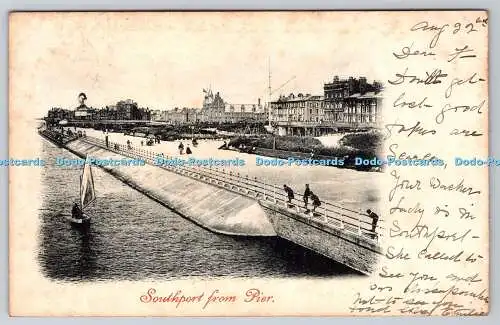 R757184 Southport vom Pier 1902