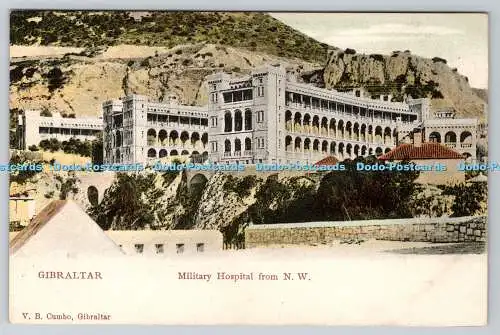 R757203 Militärkrankenhaus Gibraltar aus N W V B Cumbo