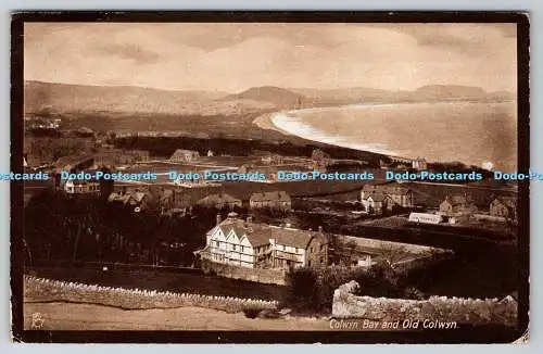 R757217 Colwyn Bay and Old Colwyn Tuck Bordered Sepia Series No 2524