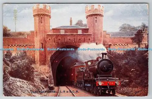 R757296 Clayton Tunnel L B und S C R The Locomotive Publishing Amen Corner Londo