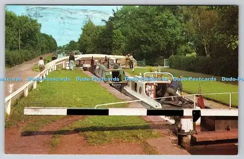 R757299 The Lock Fradley Junction Trent and Mersey Canal J Salmon Sevenoaks