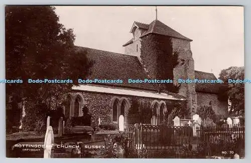 R757310 Sussex Rottingdean Church A W Wardell RP