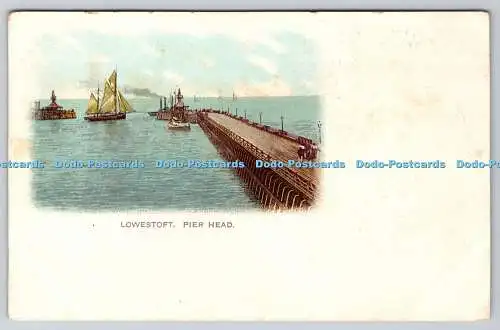 R757346 Lowestoft Pier Head Postkarte