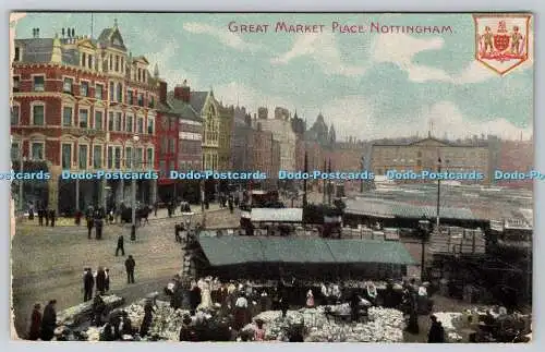 R757427 Nottingham Great Market Place R Fleeman Broad Marsh Serie PM Bulwell 19