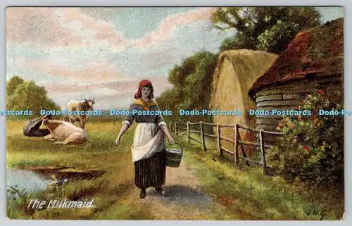 R757457 The Milkmaid J W B London Commercial Series No 310 1911