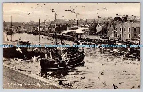 R760096 Eyemouth Evening Scene R Nibet St Abbs