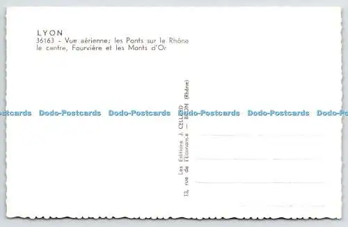 R760301 Lyon Vue Aerienne les Ponts Sur le Rhone le Centre J Cellard