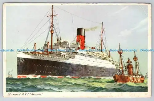 R760372 Cunard R M S Ascania Postkarte