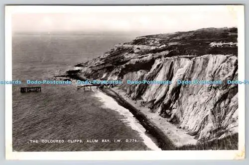 R760463 I W Alum Bay The Coloured Cliffs Dean RP