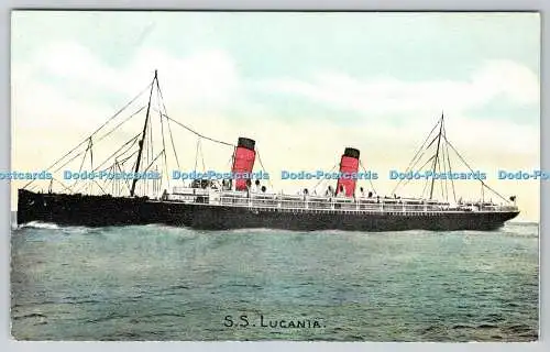 R760490 S S Lucania Ship The Art Publishing Glasgow