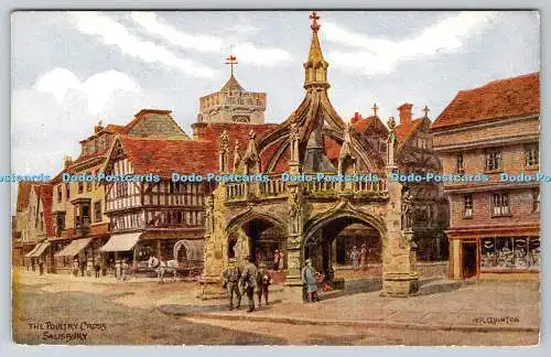 R760499 Salisbury The Poultry Cross J Salmon Sevenoaks England A R Quinton