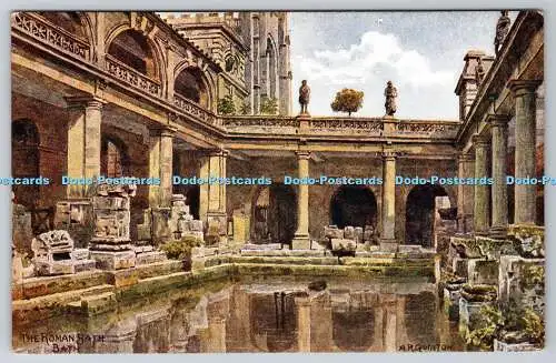 R760504 Bath The Roman Bath J Salmon Sevenoaks England A R Quinton