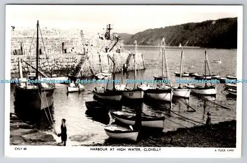 R760508 Clovelly Harbour at High Water Tuck RP