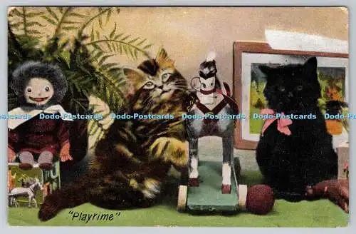 R760715 Playtime Katzenspielzeug J W B Commercial Serie Nr 302 PM Rotherhithe 1910