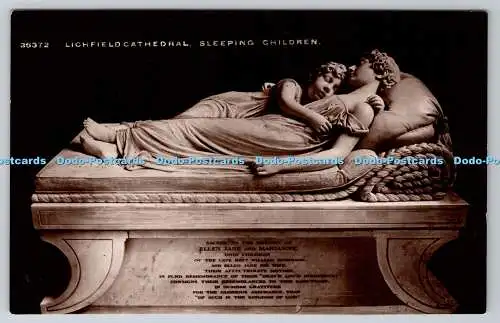 R760721 Lichfield Cathedral Sleeping Children S I Lever Fine Art Dealer RP