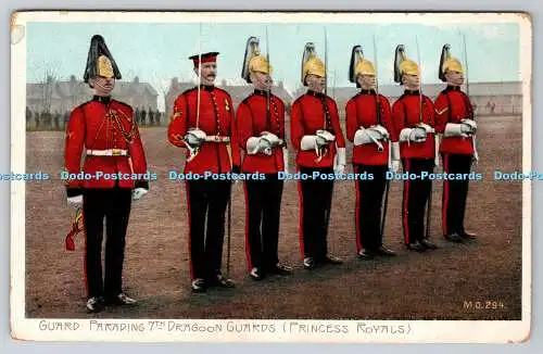 R760757 Guard Parading 7th Dragoon Guards Princess Royals A and G Taylor Orthoch