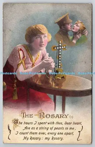 R757555 The Rosary 1 G P Putnam Sons Valentines Series