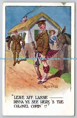 R757623 Leave Aff Lassie Dinna Ye See Here the Colonel Comin Inter Art Co Two Ei