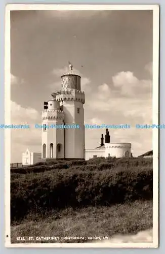 R757671 I W Niton St Catherine Lighthouse Nigh RP