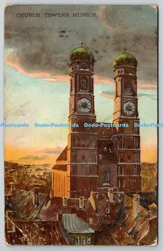 R757699 Munch Church Towers Raphael Tuck and Sons Kenner Serie 2658 1905