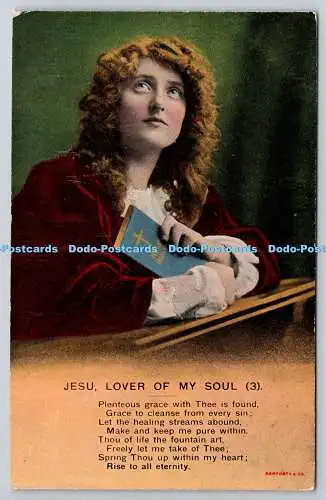 R757845 Jesu Lover of My Soul Bamforth and Co Ltd Series No 406 3