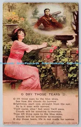 R757847 O Dry Those Tears Bamforth and Co Ltd Series No 4815 2